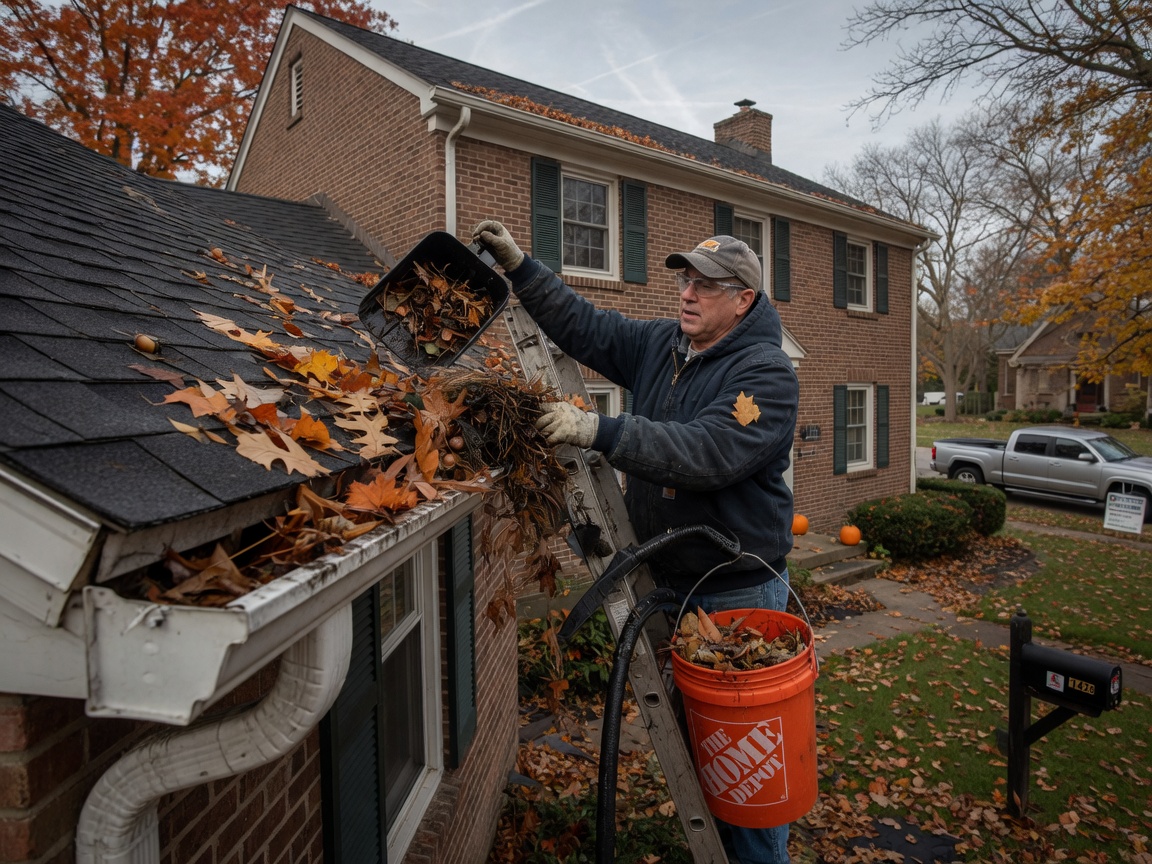 How to clean your gutters before winter in Naperville