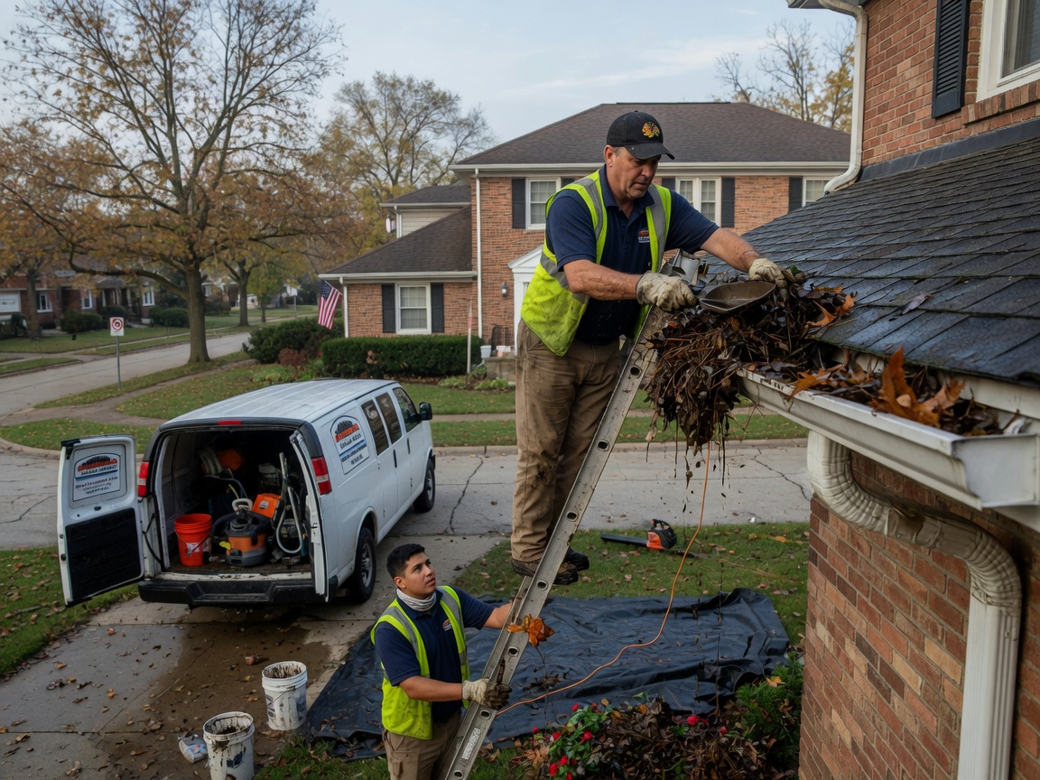 Gutter Cleaning by Naperville Gutter Cleaning in IL, Naperville