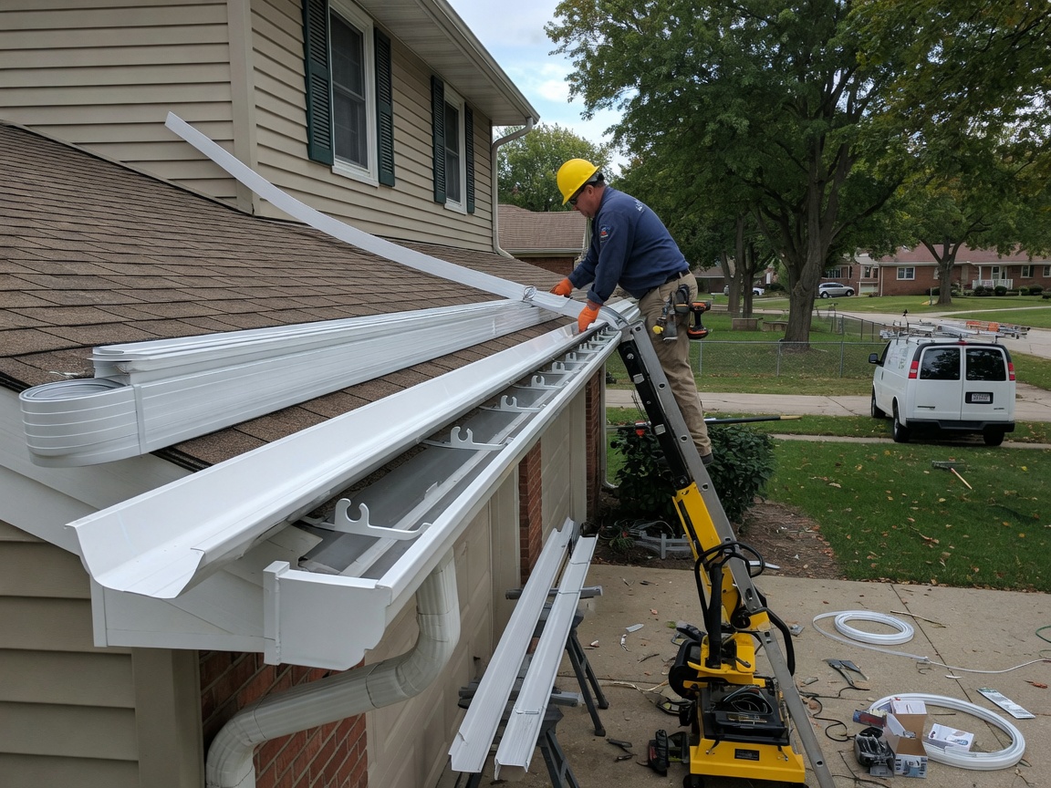 Gutter Cleaning in River Woods